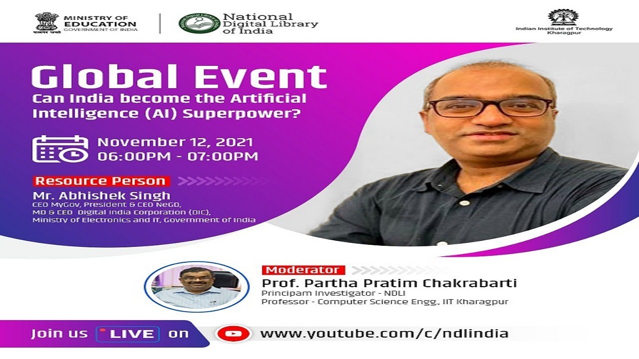 Global Event: Can India become the Artificial Intelligence (AI) Superpower?