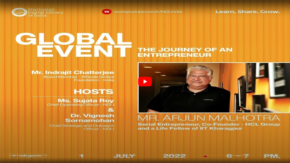 Global Event: The Journey of an Entrepreneur