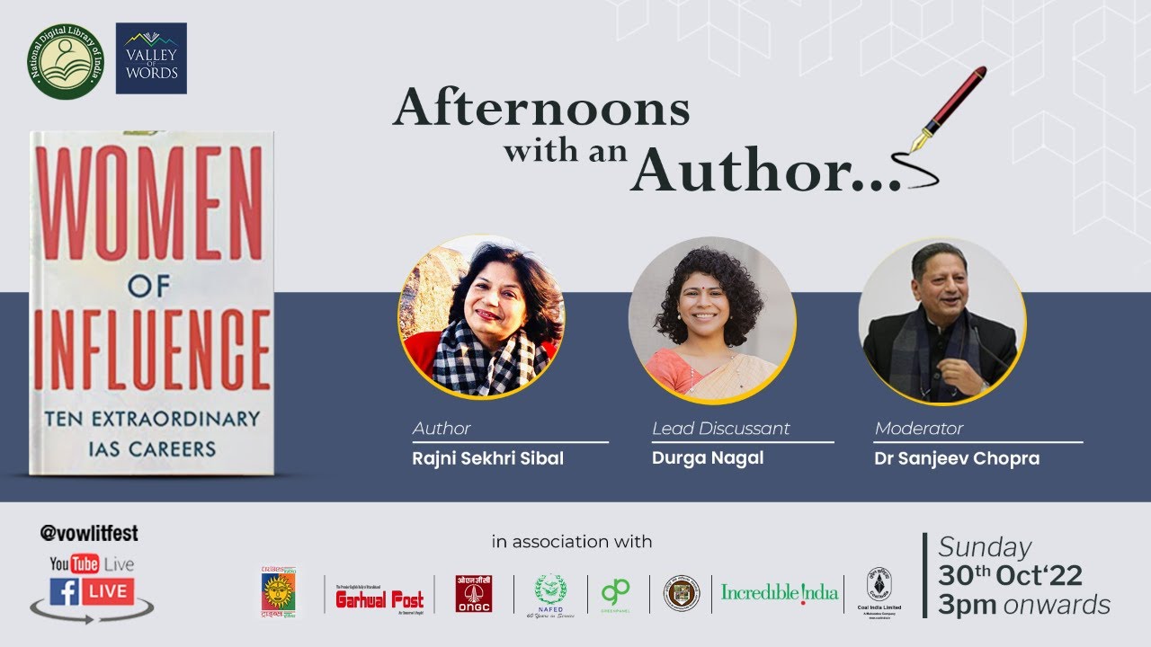 Afternoons with an Author: 30th October, 2022 | Rajni Sekhri Sibal & Durga Nagpal