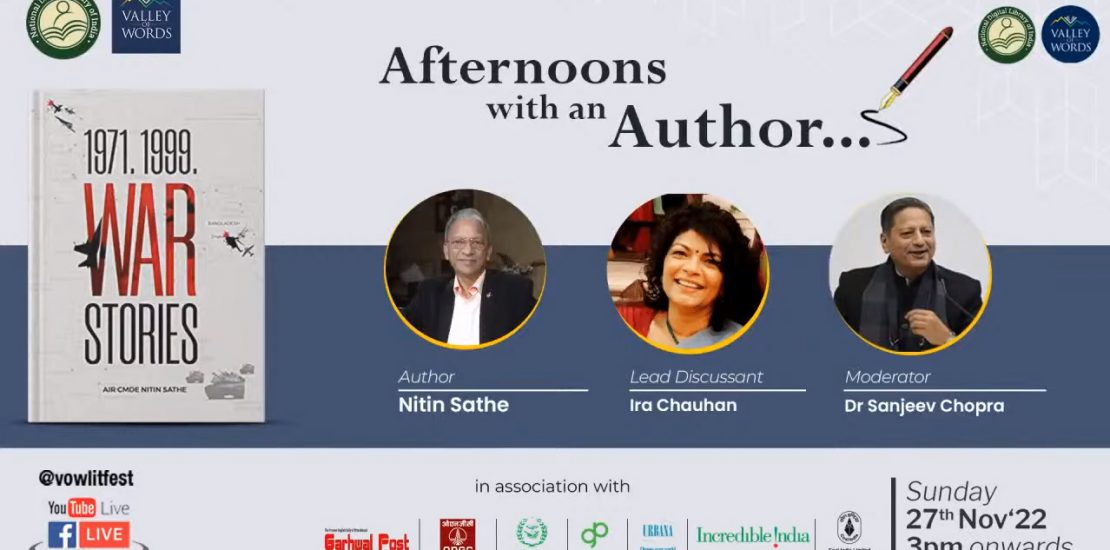 Global Event : Afternoons with an Author - Air Cmde Nitin Sathe's book 1971.199...