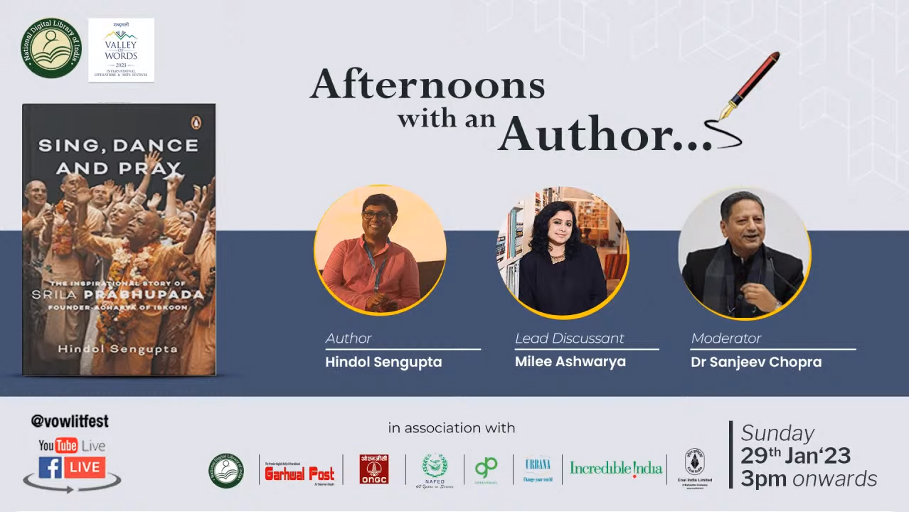 Afternoons with an Author with Hindol Sengupta | Milee Ashwarya | Shridhar Venkat