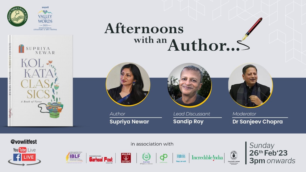 Afternoons with an Author with Supriya Newar & Sandip Roy