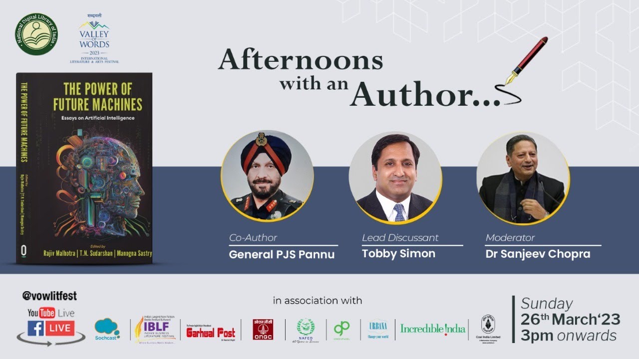 Afternoons with an Author: 26th March | General PJS Pannu & Tobby Simon