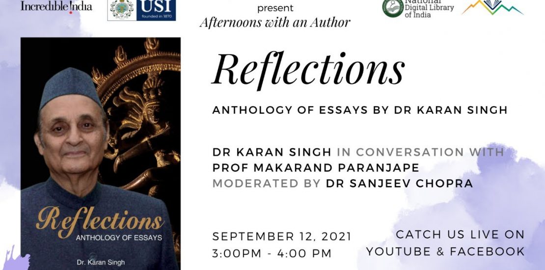 Global Event on ‘Reflections – Anthology of Essays’ by Dr. Karan Singh