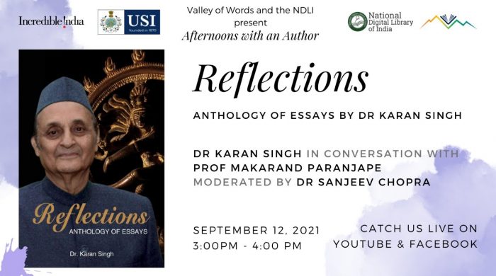 Global Event on ‘Reflections – Anthology of Essays’ by Dr. Karan Singh