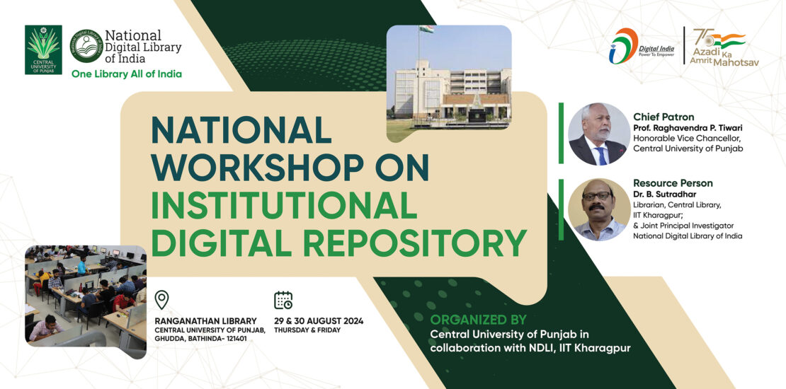 National Workshop on Institutional Digital Repository